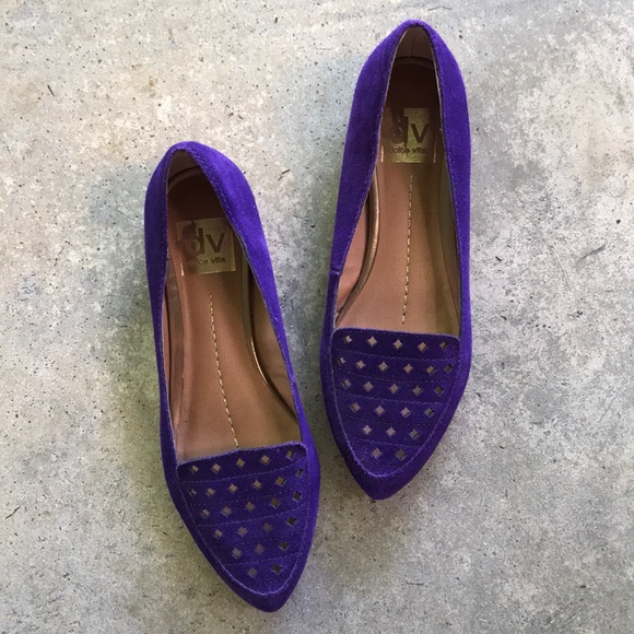 Dolce Vita Shoes - [Dolce Vita] Purple Cutout Flats 6.5